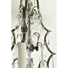 Massive French Brass Crystal Chandelier - 3697068