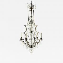 Massive French Brass Crystal Chandelier - 3805064