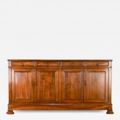 Massive French Louis Philippe Walnut Enfilade - 3805073