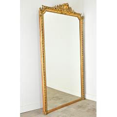 Massive French Louis XVI Style Mantle Mirror - 3820293