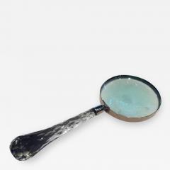 Massive Glass faceted Hand Magnifier glass - 1605961