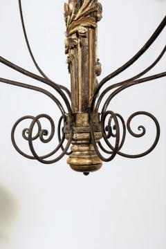 Massive Hand Carved Giltwood Italian Twelve Arm Chandelier - 4331617