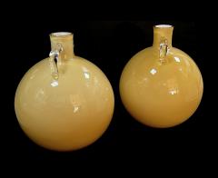 Massive Pair of Murano Hand blown Art Glass Double handled Urns - 4556697