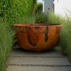 Massive Wood Turned Bowl Five Feet Diameter - 4302035