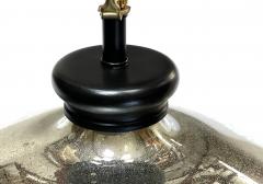 Massive mercury glass spheroid lamp - 2645051