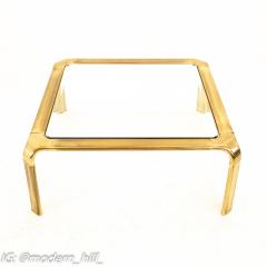 Mastercraft Brass Mid Century Coffee Table - 1868898