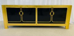 Mastercraft Mid Century Modern Sideboard Dresser Ebony Gilt Gold - 2921174
