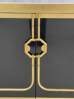 Mastercraft Mid Century Modern Sideboard Dresser Ebony Gilt Gold - 2921180