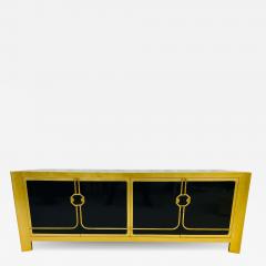 Mastercraft Mid Century Modern Sideboard Dresser Ebony Gilt Gold - 2922266