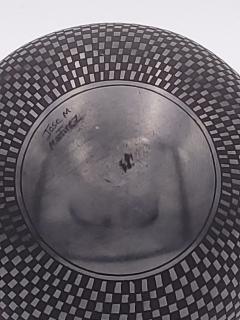 Mata Ortiz Black on Black Pottery Vase signed Jose M Martinez circa 1970 - 4399603