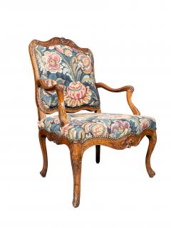 Matched Pair Of Louis XV Walnut Armchairs - 4458864