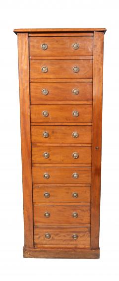 Matched Pair Of Regency Mahogany Wellington Chests - 4698447