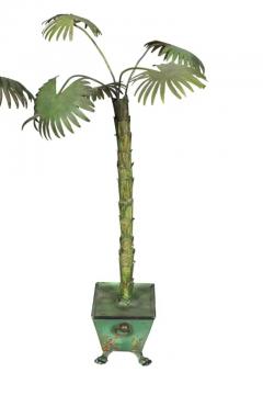 Matched Pair Of Tole Palm Trees - 4144389