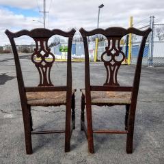 Matched Pair of Chippendale Cherry Side Chairs Massachusetts Mid 18th Century - 2359691