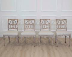 Matched Set of Eight Swedish 19th Century Gustavian Lindome Chairs - 4737146