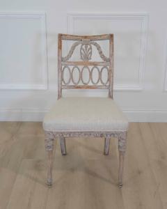 Matched Set of Eight Swedish 19th Century Gustavian Lindome Chairs - 4737187