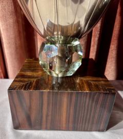 Matching Pair of French Art Deco Torchiere Tabletop Floor Lamp - 3794313
