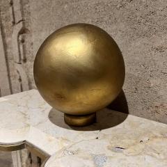 Mathias Goeritz 1960s Gold Leaf Wood Sphere Sculpture after Mathias Goeritz - 3722059