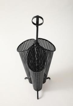 Mathieu Mat got Black Umbrella Stand Attrib Matthieu Mategot France c 1950 - 4139301