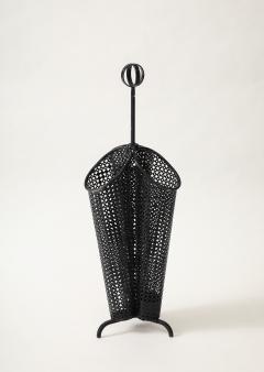 Mathieu Mat got Black Umbrella Stand Attrib Matthieu Mategot France c 1950 - 4139306