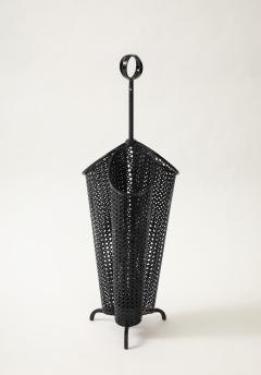 Mathieu Mat got Black Umbrella Stand Attrib Matthieu Mategot France c 1950 - 4139307