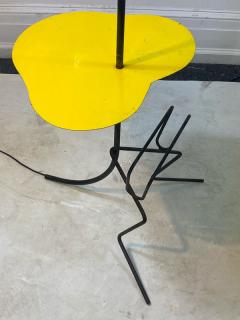Mathieu Mat got FRENCH MID CENTURY MAGAZINE COCKTAIL TABLE FLOOR LAMP IN THE STYLE OF MATEGOT - 2122982