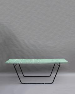 Mathieu Mat got French 1950s Perforated Metal Console in the Style of Mathieu Mategot - 2004654