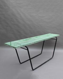 Mathieu Mat got French 1950s Perforated Metal Console in the Style of Mathieu Mategot - 2004757