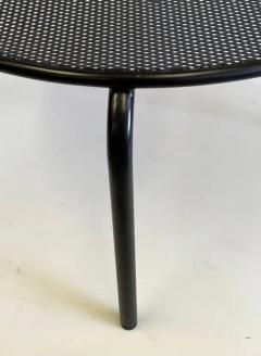 Mathieu Mat got French Mid Century Round Perforated Iron Coffee or Side Tables Mathieu Margot - 4149865