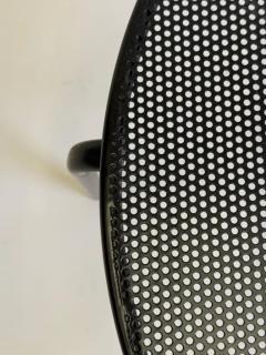 Mathieu Mat got French Mid Century Round Perforated Iron Coffee or Side Tables Mathieu Margot - 4149873