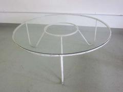 Mathieu Mat got Large French Minimalist Iron Coffee Table in the Style of Mathieu Mategot - 1819803