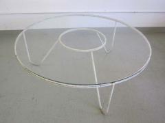 Mathieu Mat got Large French Minimalist Iron Coffee Table in the Style of Mathieu Mategot - 1819808