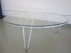 Mathieu Mat got Large French Minimalist Iron Coffee Table in the Style of Mathieu Mategot - 1819809