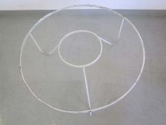 Mathieu Mat got Large French Minimalist Iron Coffee Table in the Style of Mathieu Mategot - 1819811