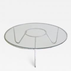 Mathieu Mat got Large French Minimalist Iron Coffee Table in the Style of Mathieu Mategot - 1831383
