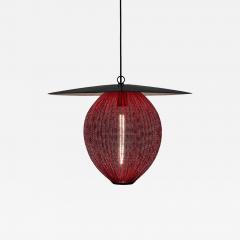 Mathieu Mat got Large Mathieu Mat got Satellite Pendant in Black and Red Metal - 573527