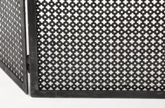 Mathieu Mat got Mathieu Mat got Black Iron Fire Screen France circa 1950 - 4139325