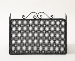 Mathieu Mat got Mathieu Mat got Black Iron Fire Screen France circa 1950 - 4139326