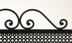 Mathieu Mat got Mathieu Mat got Black Iron Fire Screen France circa 1950 - 4139332