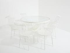 Mathieu Mat got Mathieu Mat got Cap d Ail complete dining set 1950s - 3688772