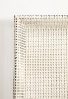 Mathieu Mat got Mathieu Mat got Perforated White Metal Tray France 1950 s - 4509812