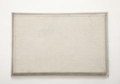 Mathieu Mat got Mathieu Mat got Perforated White Metal Tray France 1950 s - 4509815