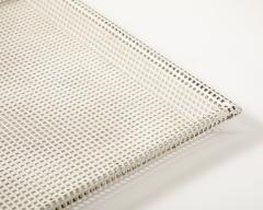 Mathieu Mat got Mathieu Mat got Perforated White Metal Tray France 1950 s - 4509820