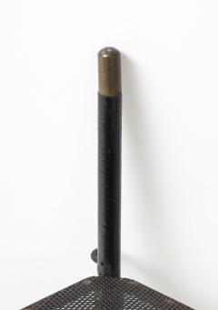 Mathieu Mat got Mathieu Mat got Triangular Metal Brass Tip Perforated Shelf France c 1952 - 4509954