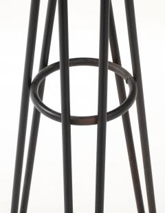 Mathieu Mat got Mathieu Mat got in the style Perforated Metal Table France c 1960 - 4509350