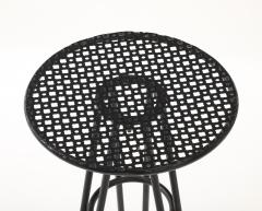 Mathieu Mat got Mathieu Mat got in the style Perforated Metal Table France c 1960 - 4509355