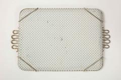 Mathieu Mat got Mathieu Mategot Perforated White Metal Tray - 2132370