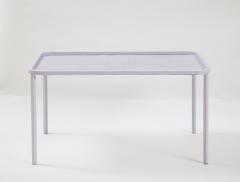 Mathieu Mat got Mathieu Mategot White Rectangular Perforated Metal Table - 2059091