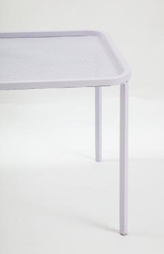 Mathieu Mat got Mathieu Mategot White Rectangular Perforated Metal Table - 2059094