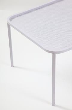 Mathieu Mat got Mathieu Mategot White Rectangular Perforated Metal Table - 2059099